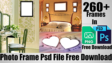 260 Photo Frames Free Download In PSD And PNG Files