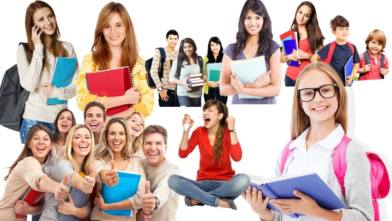 Students PNG Images Files Free Download In Zip