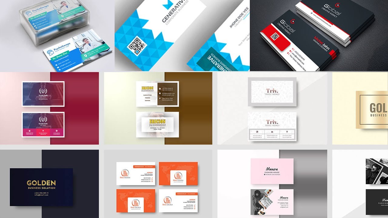 30 Business Card Bundle Download In PSD Files