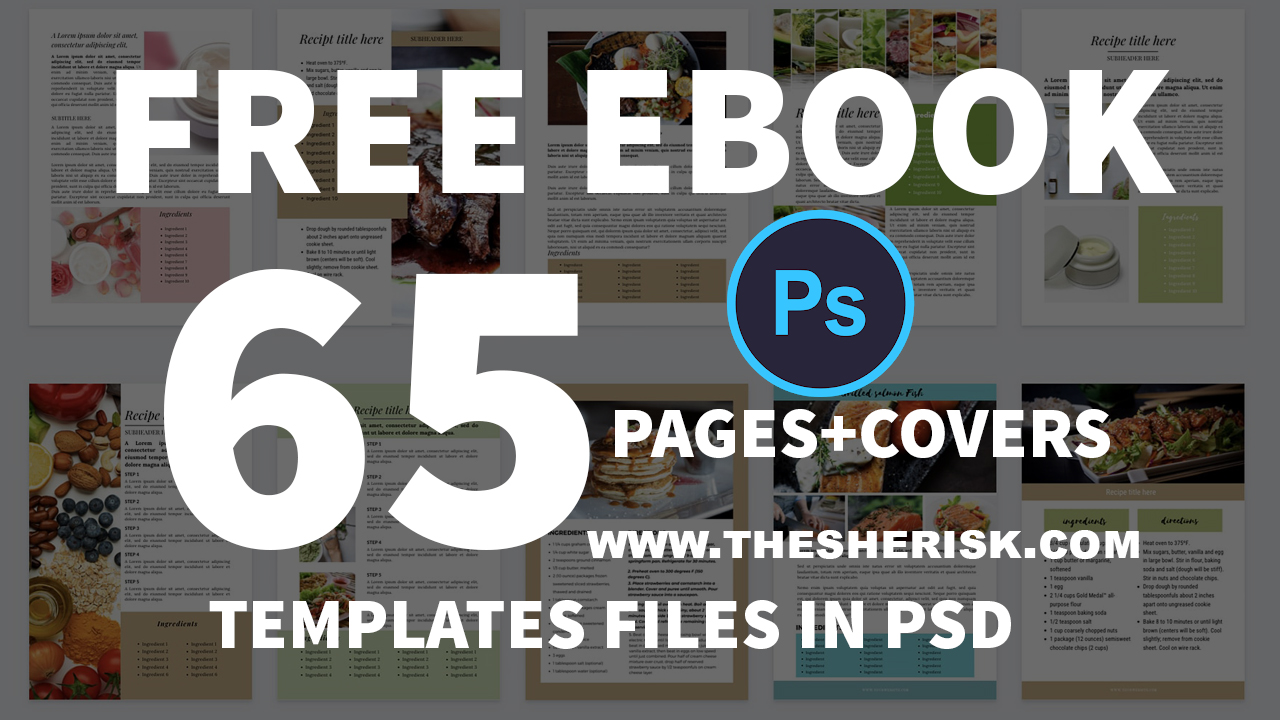 How To Create An Ebook In Photoshop And Templates Download In PSD Files