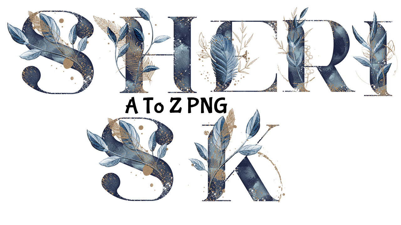 Stylish Letters A To Z Download In PNG Files