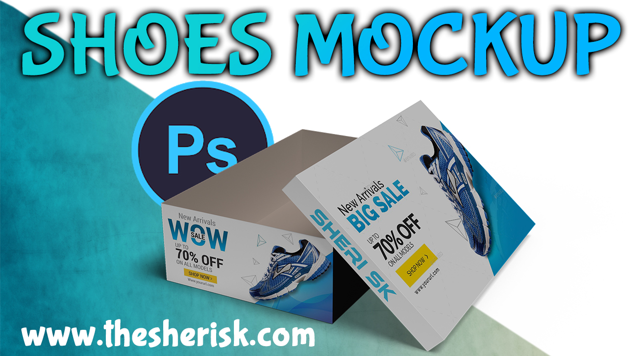 Shoe Box Mockup Files Easy TO Use And Download For Photoshop