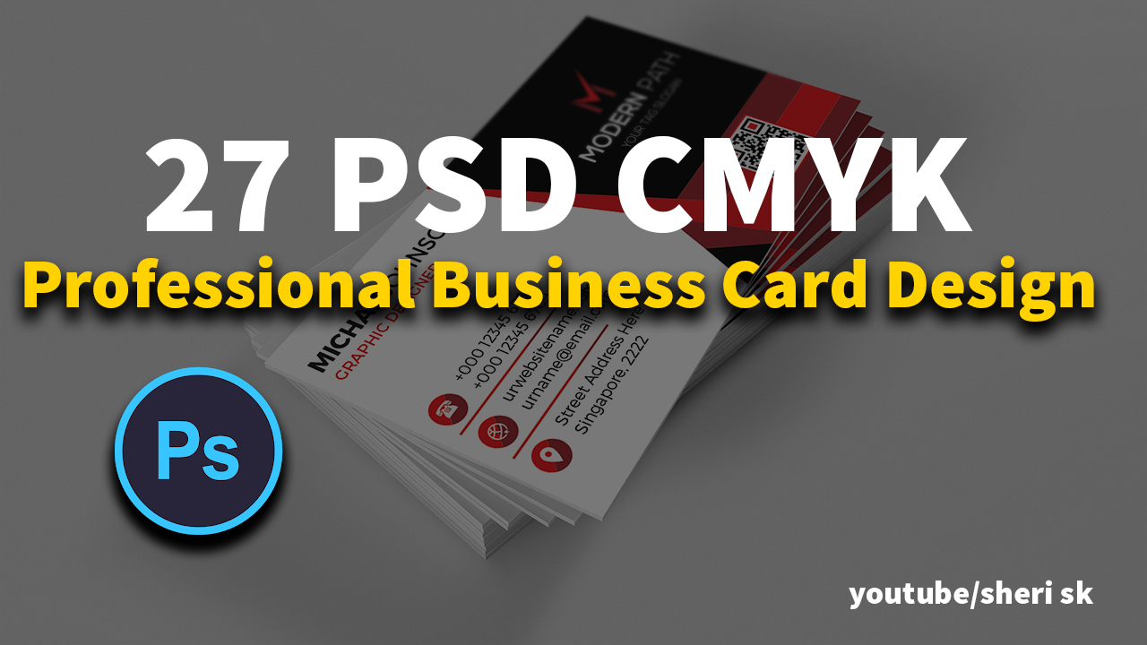 Professional Business Card Design Download In PSD Files