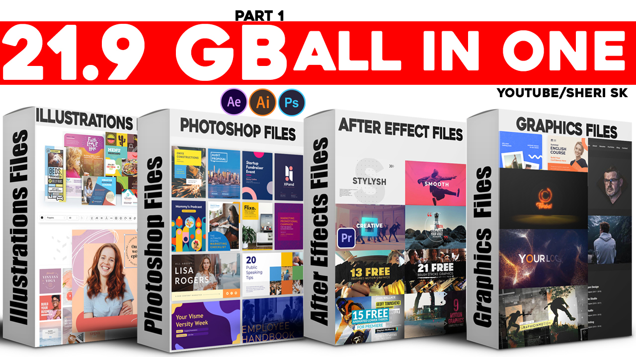 21.9 GB All In One Graphics Templates Free Download Part 1