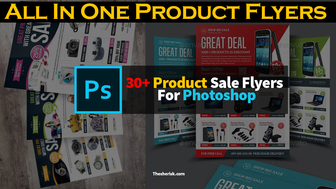 Product Sale Offer Flyers PSD Templates