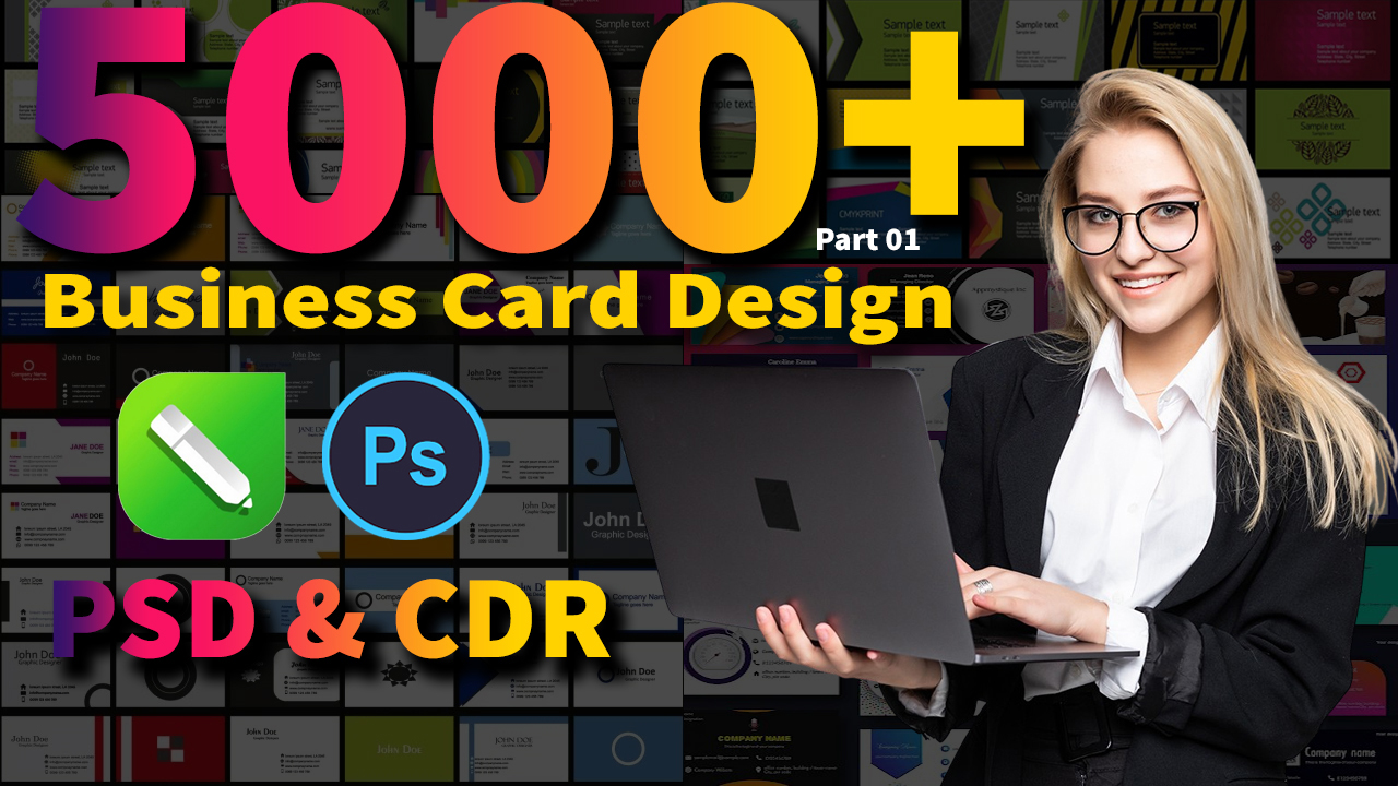 5000+ Business Cards Design Mega Pack Download In PSD And CDR Files  Part 1