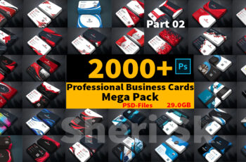 2000+Business Card Templates Download In PSD Files |Business Card Mega Pack| |Sheri Sk| Part 02