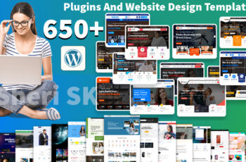 650+ Website Designs Templates And Plugins Download In This Bundle |Sheri Sk|