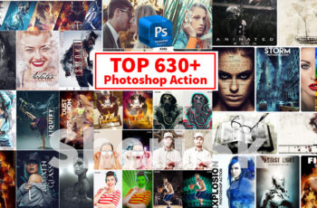 635 Best Selling Actions Bundle Download For Photoshop CC And CS |Sheri Sk|