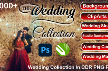 2000+ Wedding Collection Templates Download In CDR PNG And PSD Files|Indian Wedding Collection|