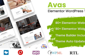 Avas v6.6.4.7 – Elementor WordPress Theme