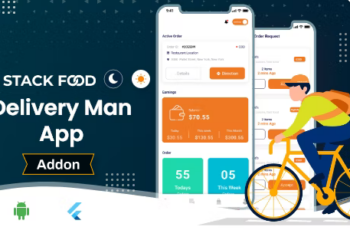 StackFood Multi Restaurant – Food Ordering Delivery Man App